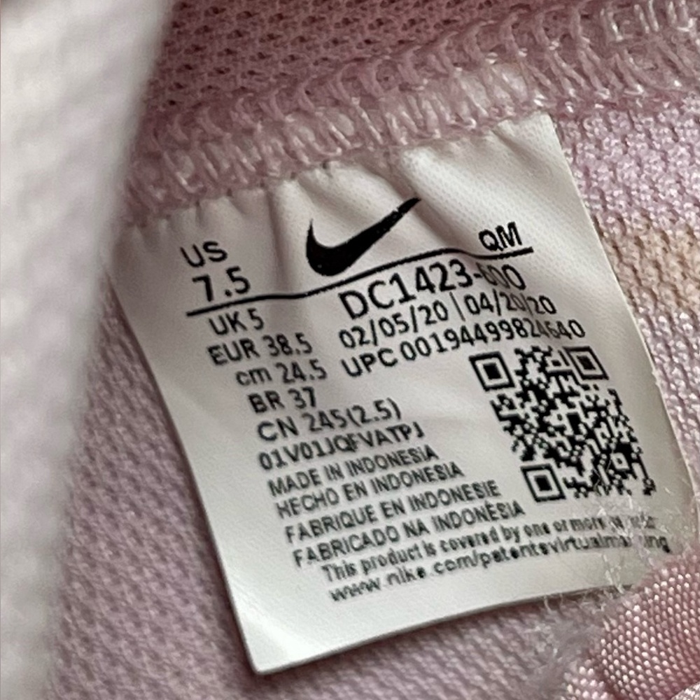 NIKE BLAZER MID 77 PINK TRAINERS SIZE US 7.5 SUEDE HIGH TOP GYM - Picture 8 of 8